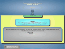 Tablet Screenshot of northfieldnazarene.org